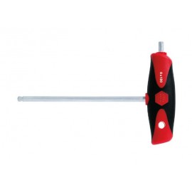 Llave Allen Mango T ComfortGrip Cabeza Esférica 8.0 x 200mm. WIHA