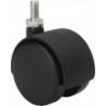 Rueda DK Negro Ø50x08x15x63mm 60kg ALEX