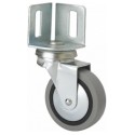 Rueda B-PGI Goma Gris Inyectada Ø60x18mm 25kg ALEX