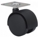 Rueda DK Negro Ø40x57mm 20kg ALEX