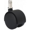 Rueda DK Negro Ø50x11x22x63mm 50kg ALEX