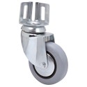 Rueda B-PGI Goma Gris Inyectada Ø80x22mm 50kg ALEX