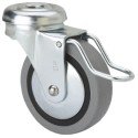 Rueda B-PGI Goma Gris Inyectada Ø60x18mm 25kg ALEX