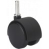 Rueda DK Negro Ø40x06x24x49mm 20kg ALEX