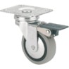 Rueda B-PGI Goma Gris Inyectada Ø50x18mm 22kg ALEX