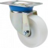 Rueda TV-TN Nylon Blanco Ø100x35mm 300kg ALEX
