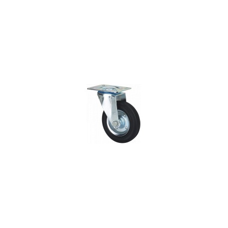 RUEDA BS GOMA NEGRA NATURAL REF.2-0225 Ø100x27mm 110kg ALEX RUEDA BS GOMA NEGRA NATURAL REF.2-0225 Ø100x27mm 110kg ALEX