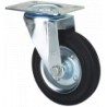 RUEDA BS GOMA NEGRA NATURAL REF.2-0225 Ø100x27mm 110kg ALEX