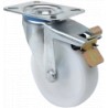 Rueda ZV-UT Poliamix Blanco Ø80x34mm 130kg ALEX