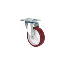 Rueda ZV-POL Poliuretano Inyectado Ø80x32mm 100kg ALEX