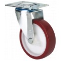 Rueda ZV-POL Poliuretano Inyectado Ø100x32mm 150kg ALEX