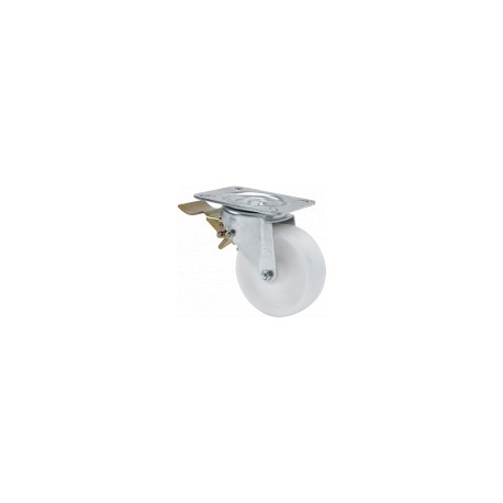 Rueda TVC-TP Poliamix Blanco Ø125x45mm 280kg ALEX Rueda TVC-TP Poliamix Blanco Ø125x45mm 280kg ALEX
