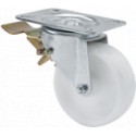 Rueda TVC-TP Poliamix Blanco Ø125x45mm 280kg ALEX