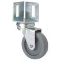 Rueda B-BP Polipropileno Gris Ø60x18mm 40kg ALEX