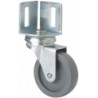 Rueda B-BP Polipropileno Gris Ø60x18mm 40kg ALEX