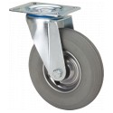 Rueda ZV-RIL Neumática Gris Giratoria Ø200x50mm 75kg ALEX