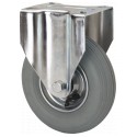 RUEDA RIL NEUMATICA GRIS FIJA REF.4-1263 Ø200x50mm 75kg ALEX