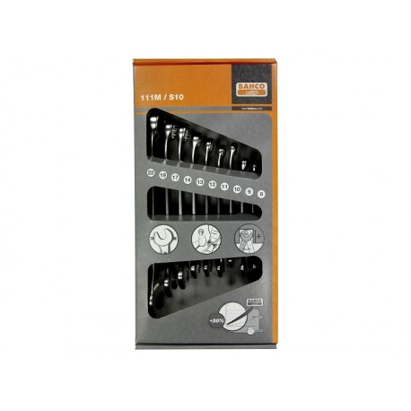 Juego de 10 Llaves Combinadas BAHCO 111M/S10