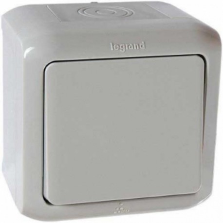 Pulsador forix de superficie GRIS IP44 782384 LEGRAND Pulsador forix de superficie GRIS IP44 782384 LEGRAND
