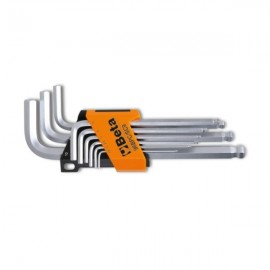 Juego de 9 Llaves Macho Hexagonales Acodadas BETA TOOLS
