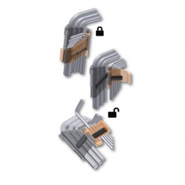 Juego de 9 Llaves Macho Hexagonales Acodadas BETA TOOLS