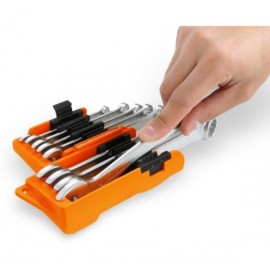 Juego de 9 Llaves Combinadas con Carraca Reversible con Soporte BETA TOOLS
