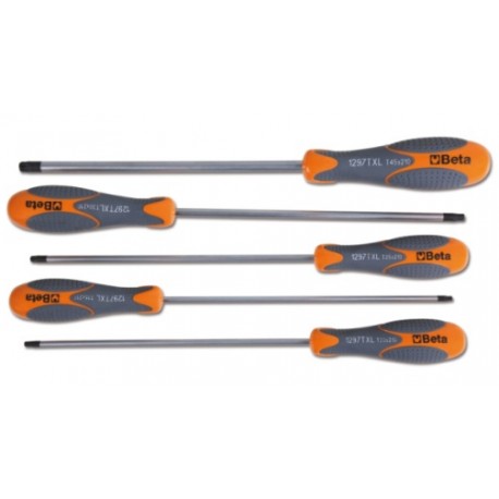 Juego de 5 Destornilladores Beta Max para tornillos con Huella Torx BETA TOOLS