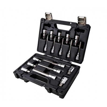 Surtido 18 Llaves de Vaso Macho con Punta Torx en Maletín de Plástico BETA TOOLS