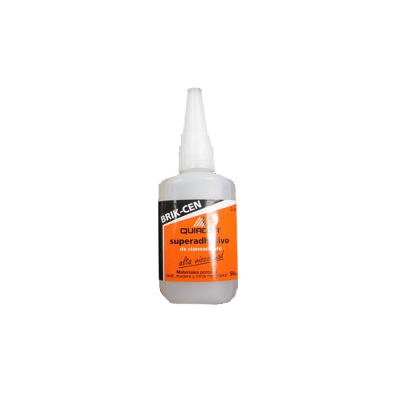 Kit Adhesivo Cianocrilato Brik-Cen 50 gr. + acelerador QUIADSA