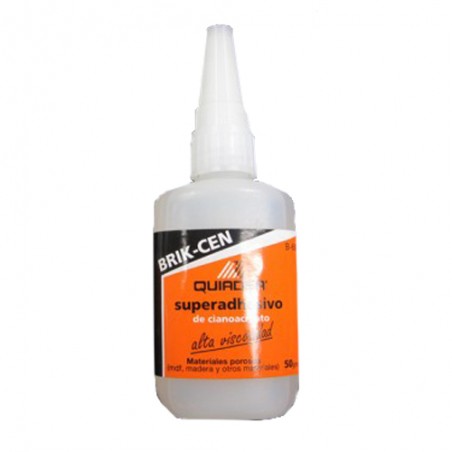 Kit Adhesivo Cianocrilato Brik-Cen 50 gr. + acelerador QUIADSA