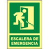 Señal Escalera De Emergencia Derecha JULIO GARCÍA