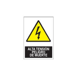 Señal Alta Tensión Peligro...