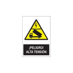 Señal Peligro Alta Tensión...