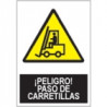 Señal Peligro Paso De Carretillas JULIO GARCÍA