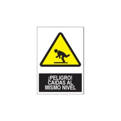 Señal Peligro Caídas Al...