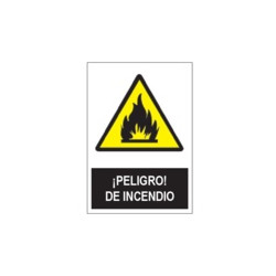Señal Peligro De Incendio...