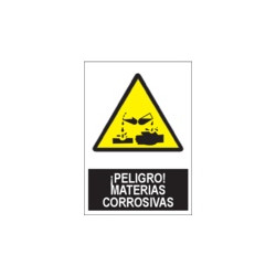 Señal Peligro Materias...
