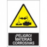 Señal Peligro Materias Corrosivas JULIO GARCÍA