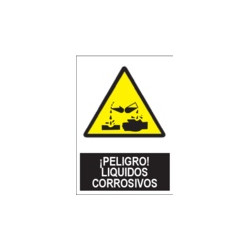 Señal Peligro Líquidos...