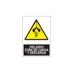 Señal Peligro Zona De Carga...