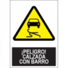 Señal Peligro Calzada Con Barro JULIO GARCÍA