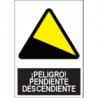 Señal Peligro Pendiente Descendente JULIO GARCÍA