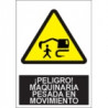 Señal Peligro Maquinaria Pesada En Movimiento JULIO GARCÍA