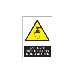 Señal Peligro Objetos Fijos...