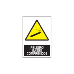 Señal Peligro Gases...