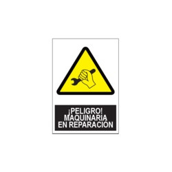 Señal Peligro Maquinaria En...