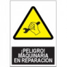 Señal Peligro Maquinaria En Reparación JULIO GARCÍA