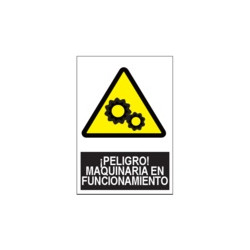 Señal Peligro Maquinaria En...