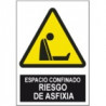 Señal Espacio Confinado Riesgo De Asfixia JULIO GARCÍA