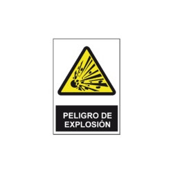 Señal Peligro De Explosión...